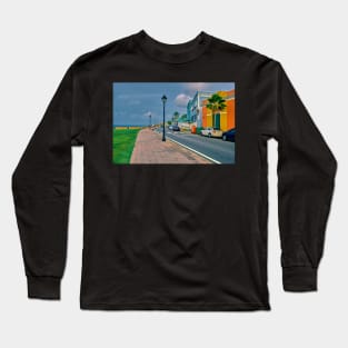 The colorful street of Old San Juan Long Sleeve T-Shirt